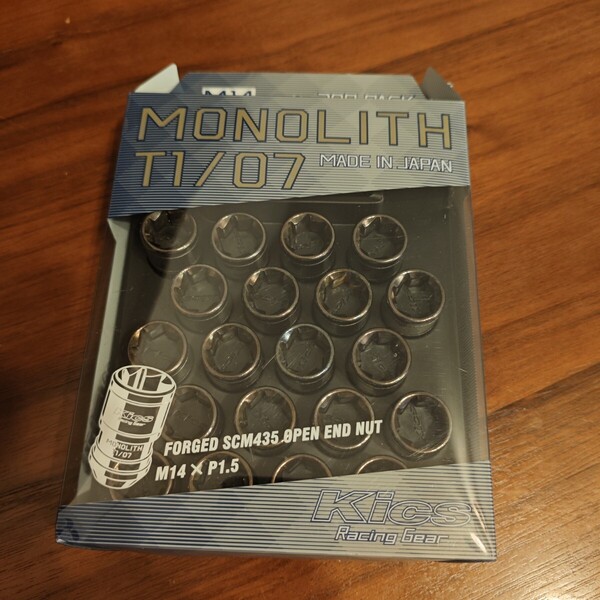 KYO-EI 協永産業 Kics MONOLITH T1/07 M14 ×P1.5 ホイールナット MN04GK レクサス LC LS アルファード モノリス