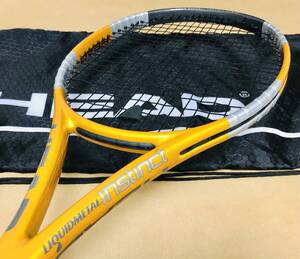 極美品 Head liquidmetal instinct mp ヘッド リキッドメタル インスティンクト ミッドプラス  A・アガシ A・ミスキナ 元グリップ交換