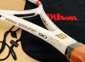 未使用  Wilson Pro Staff 90 ウィルソン プロスタッフ 90 ロジャー・フェデラー. シグネチャーモデル 2014モデル 要説明文確認