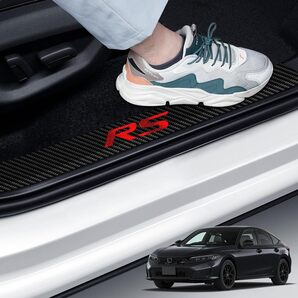 新型2025年1月RS全シリーズ対応 トライトン用サイドステップガード スカッフプレート 内装パーツ 金箔技術 金メッキ技術 傷防止