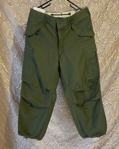 デッドストック品 ビンテージ 米軍実物 70s M-65 フィールドパンツ カーゴパンツ DSA100-74-C-0084 74年製 オリーブ系 0763