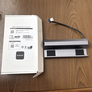 708p1808☆ エレコム Rog Ally ASUS/Steam Deck/Claw A1M MSI 対応 USB-C ハブ ドッキングステーション ドック 6in1