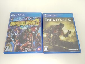 ☆PS4 プレステ ゲームソフト 2セット (ダークソウル3・ボーダーランズ3) まとめ ゲーム