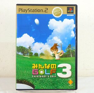 ★美品★PlayStation2★みんなのGOLF 3★ソニー★ゴルフゲーム★プレイステーション2★