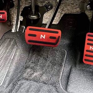 N-BOX N-ONE N-VAN N-WGN ブレーキペダルカバー 3点セットレッド