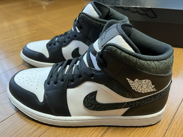 ナイキ エアジョーダン1ミッド ブラック　28cm 中古品 エア ジョーダン 1 ナイキ エアジョーダン ミッド SE NIKE AIR