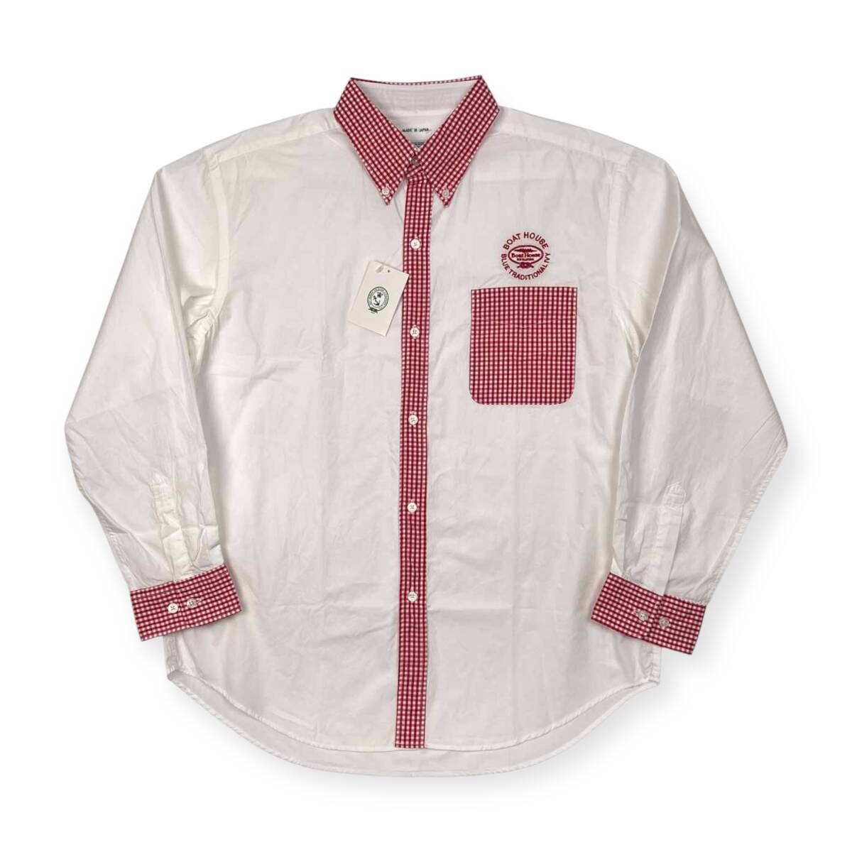 プルオーバー Lサイズ BOAT HOUSE ボートハウス チェック 長袖シャツ プルオーバー Lサイズ BOAT HOUSE ボートハウス チェック 長袖