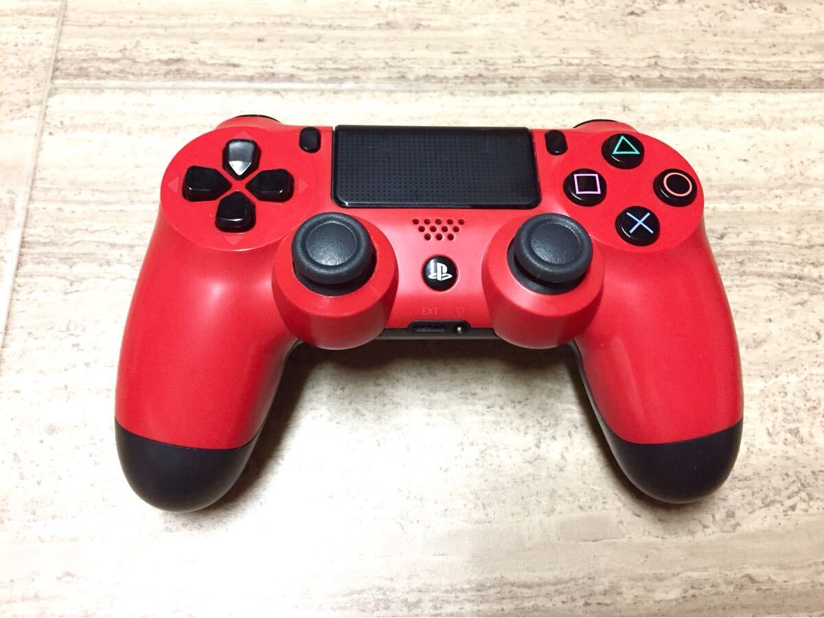 未使用　未開封　デュアルショック4 マグマレッド PlayStation PS4 純正 ワイヤレスコントローラー (DUALSHOCK 4