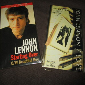 john lennon starting over / love (国内限定3"CDシングル2枚セット送料込み)