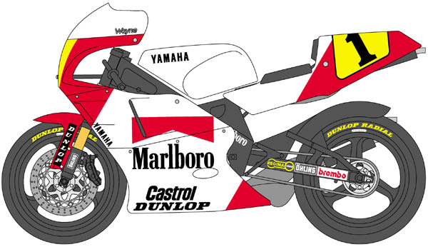 Yahoo!オークション -「yzr500 レイニー」(プラモデル) の落札