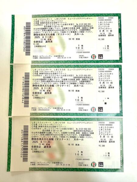 しまじろうコンサート 静岡市市民文化会館マリナート