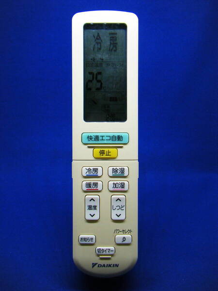 【Da1-098】DAIKIN/ダイキン 純正【エアコン リモコン:ARC472A11】保証付
