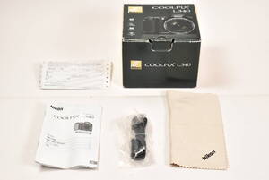 Nikon ニコン COOLPIX L340 ブラック 空箱 外箱 ケース 純正品 EF-TN-YO2868