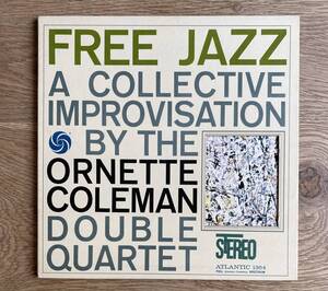 US盤 青緑ラベル ORNETTE COLEMAN DOUBLE QUARTET / Free Jazz - A Collective Improvisation By コーティングジャケット