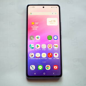 送料無料 美品 おまけ付き Galaxy A53 5G AU SCG15 オーサムブルー 128GB/6GB SIMフリー SDカード1TB対応 Android14 簡易確認済 保証なし