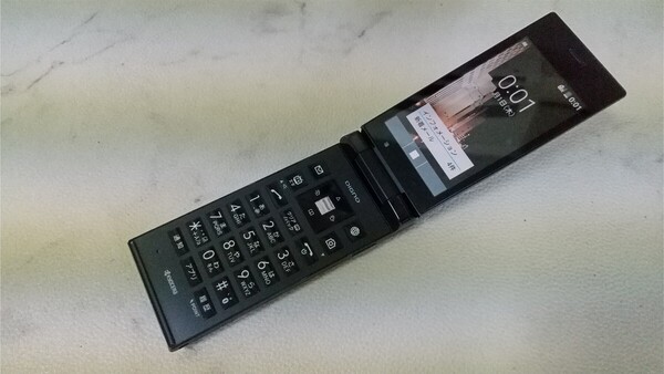 S3253 SoftBank SIMフリー DIGNOケータイ 501KC KYOCERA 4Gガラホ 簡易確認&簡易清掃&初期化OK 判定○ Webにてロック解除手続受付済み