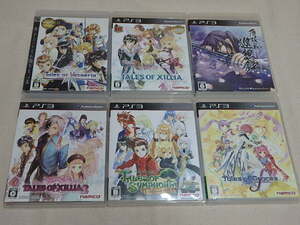 ●PS3 ソフト テイルズ オブ エクシリア2/エクシリア/グレイセス エフ/ヴェスペリア/シンフォニア ユニゾナントパック/薄桜鬼 巡想録