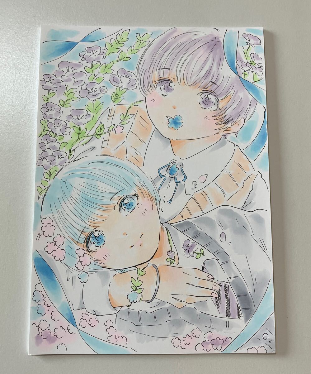 手描きイラスト【時の騎士】オリジナル ポストカード4枚 男の子 色紙 原画 直筆 Yahoo!オークション -手描きイラストの落札相場・落札価格(2