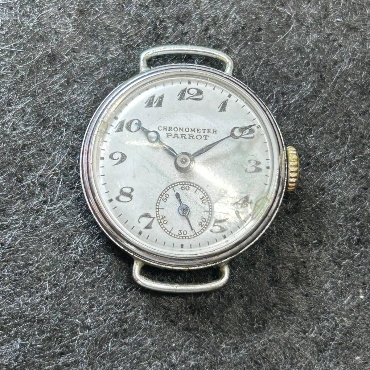 戦前 国産腕時計 13515 PARROT CHRONOMETER パロット 戦前 国産腕時計『PARROT CHRONOMETER』と「筋トレ」➕「おうち