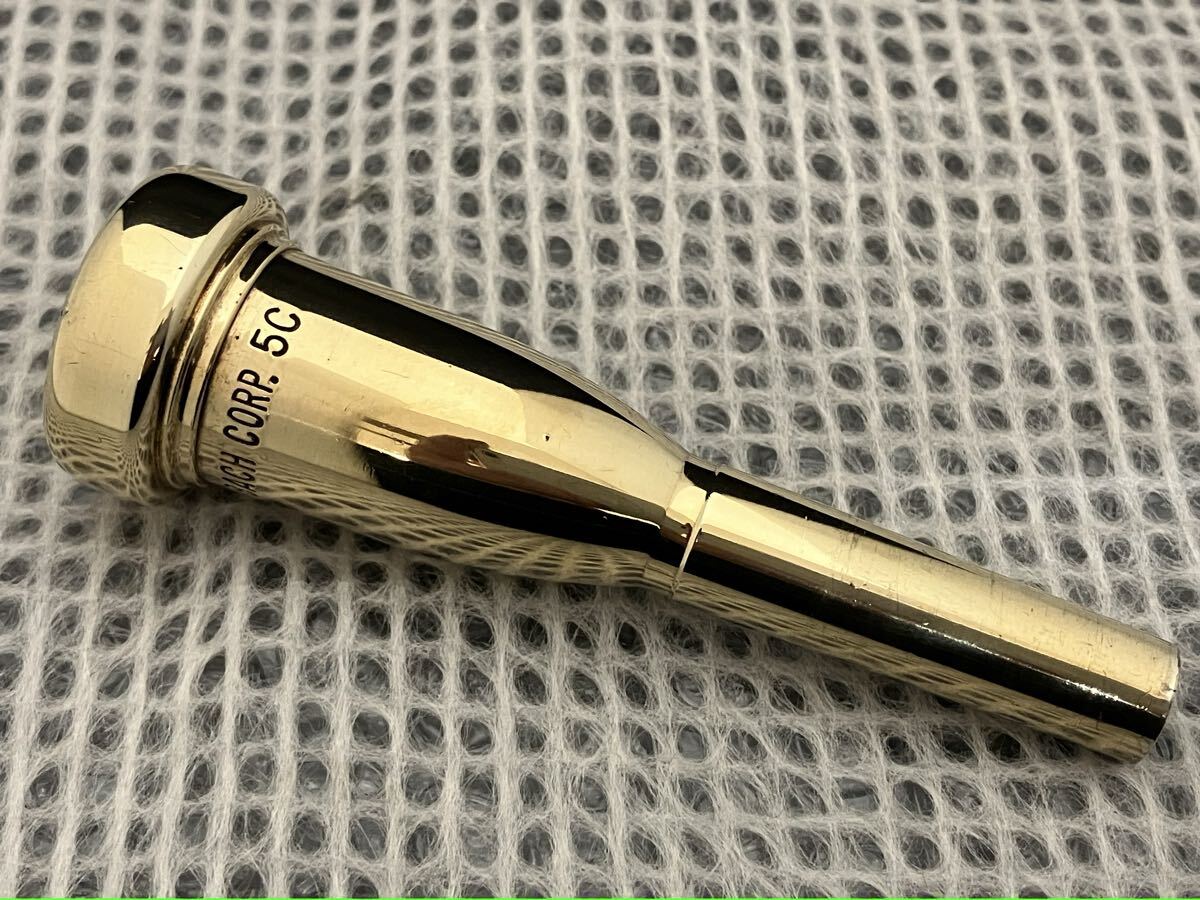 【未使用】Bach CORP. 1C メガトーントランペットマウスピース バック ： トランペット マウスピース メガトーン - オンライン