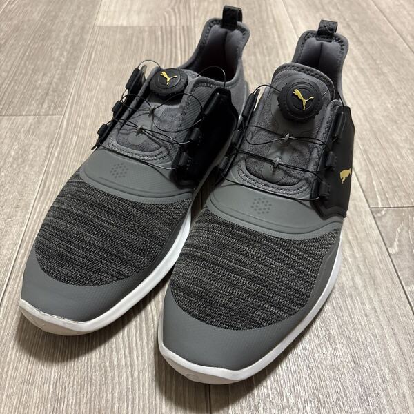 IK103 美品 PUMA プーマ 27.5cm ゴルフシューズ IGNITE イグナイト NXT ディスク メンズ 192245 02 スニーカー スパイクレス