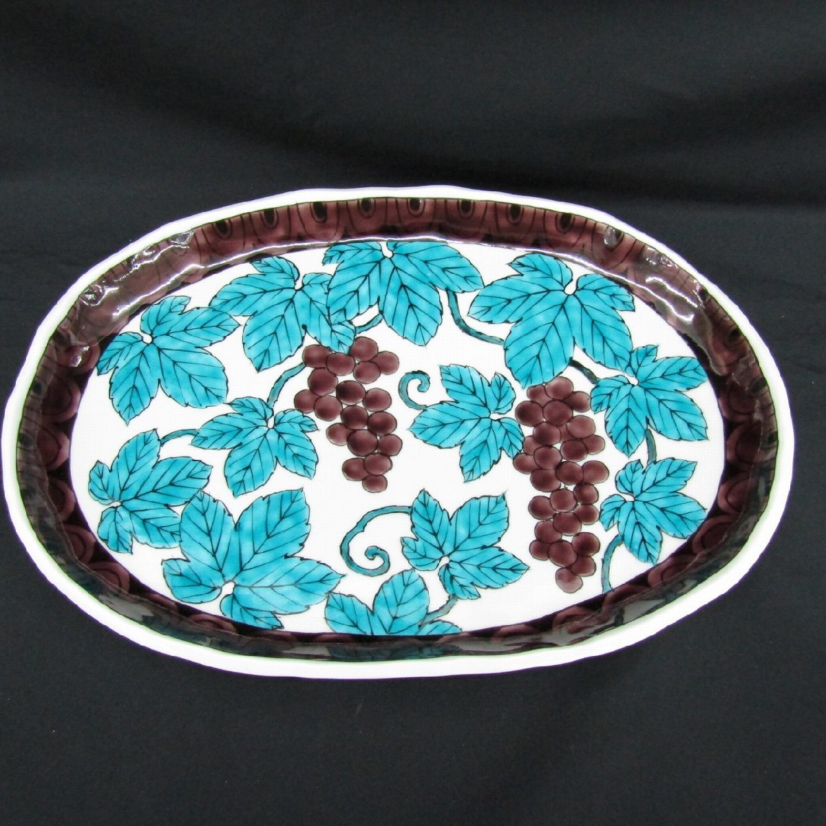 宮本忠夫　色絵九谷花鳥文飾皿　九谷焼　飾り皿 香炉（角） 色絵花鳥文 [ 宮本忠夫 ]