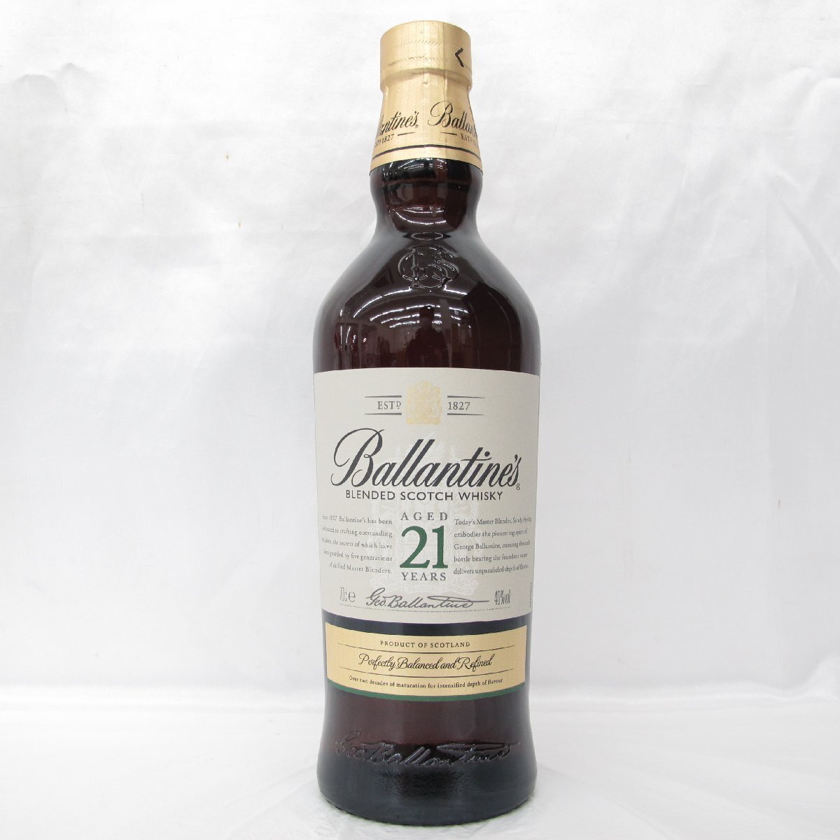 Ballantine&#39;s バランタイン 未開封 750ml 43度 21年 スコッチ ウイスキー【中古】【新品同様】 楽天市場】バランタイン 21年（スコッチ・ウイスキー