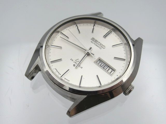 SEIKO 自動巻き時計 シルバー　ロードマッチック25 完動品　レア Yahoo!オークション -「セイコー ロードマチック 25石」の落札