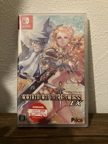 【新品未開封】コードオブプリンセス code of princess ex ニンテンドースイッチ Nintendo Switch 早期特典付き 美品