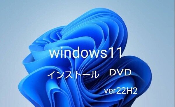 Windows11【22H2】条件回避/アップグレード クリーンインストール 両対応 ディスク DVD