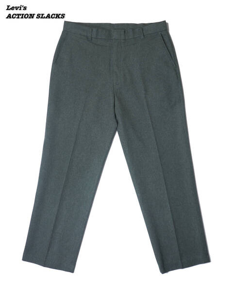 Levi's ACTION SLACKS DARK GRAY 2005s W36 L30 LS25059 リーバイス アクションスラックス ダークグレー 2000年代 スラックス