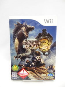 ☆6116 未開封品 モンスターハンター3 (トライ) Wii