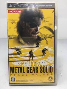 VY-573 未開封 PSP メタルギアソリッド ピースウォーカー METAL GEAR SOLID PEACE WALKER