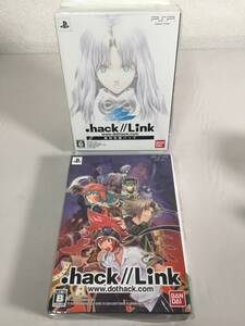 WY-374 未開封 PSP .hack//Link EDITION PREMIUM 絶対包囲パック 限定版 2本セット