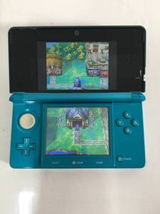 WY-701 動作品 ニンテンドー3DS CTR-001 バーチャルコンソール ゼルダ/ファイアーエムブレム/メトロイド/ワリオ/アクアブルー 本体のみ