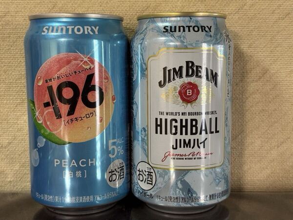 サントリー ジムビームハイボール SUNTORY -196 白桃 缶 チューハイ