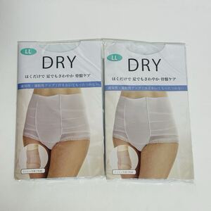 はくだけ整体 補正下着 整体ショーツ DRY アリスブルー LLサイズ 2枚セット