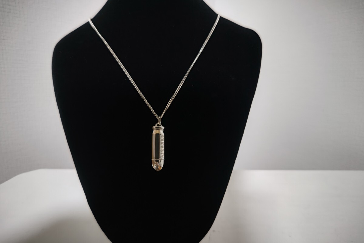 弾丸型トップ・シルバー925ネックレス