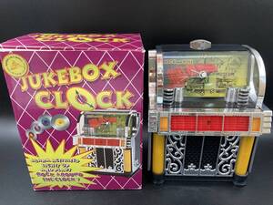 「8032」未使用品 置時計 アンティーク ジュークボックス 音楽 アンティーク インテリア 雑貨 時計