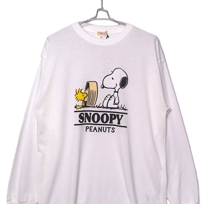 即決■★PEANUTS★■スヌーピー/ロンT:SIZE=L