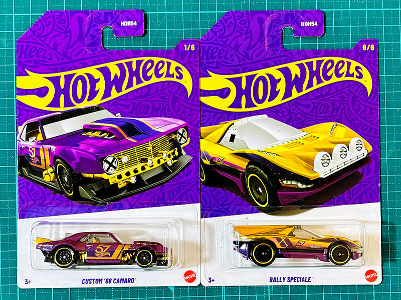 ホットウィール　パール&クローム　カスタムカマロ Hot Wheels 2026 Pearl & Chrome (Blue & Gold) シリーズ Mix 1