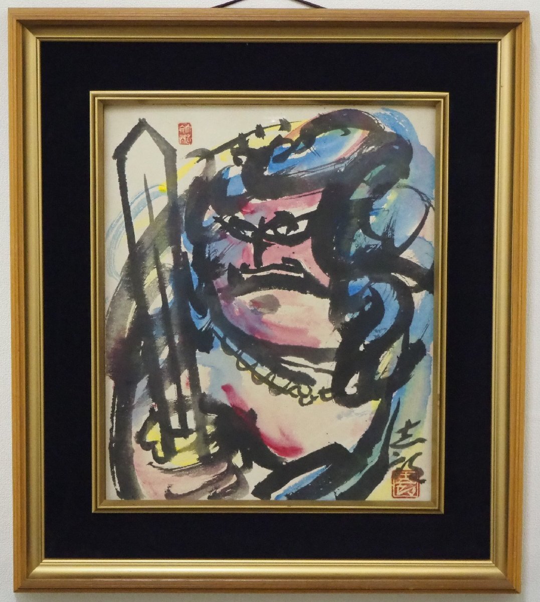 棟方志功 油彩画 手描き 作者サイン 貴重 棟方志功 サインの値段と価格推移は?|10件の売買データから