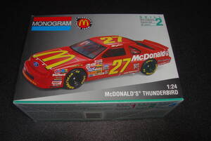 希少 絶版 monogram 1/24 マクドナルド フォード サンダーバード McDonald's THUNDERBIRD プラモデル モノグラム