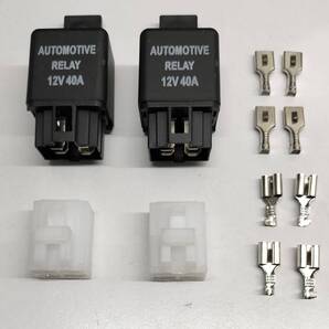 送料無料! 4極リレー カプラー 端子付 2個セット