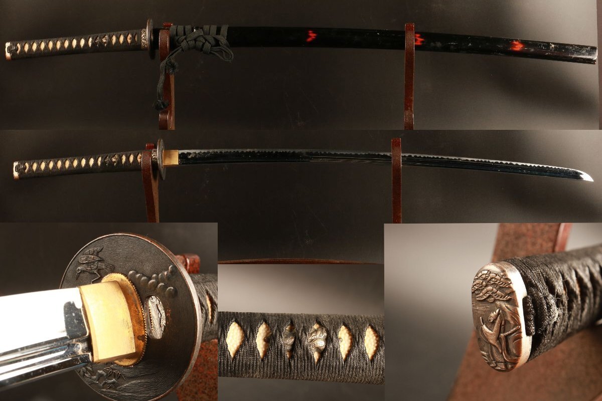 刀剣小道具、縁頭、目貫、龍の一作、 刀剣小道具、縁頭、目貫、龍の一作、