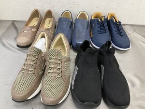 08-28-029 ★ M レディース シューズ スニーカー マダム 婦人靴 サイズ25.0cm/40インチ まとめ売り 5点セット 未使用品