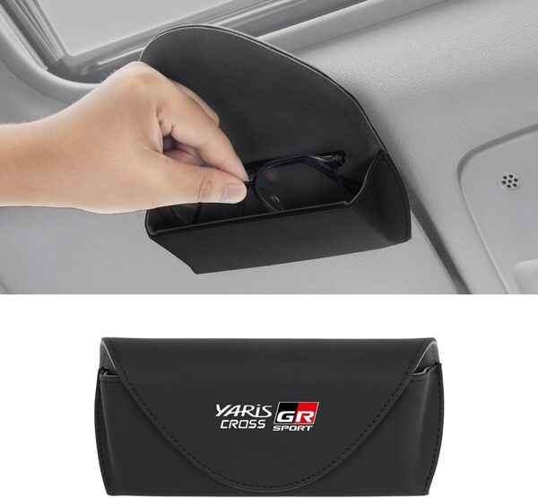 ヤリスクロス GRスポーツ サングラスホルダー 車 眼鏡保護 メガネホルダー 車用 眼鏡クリップ サングラスケース マグネット式
