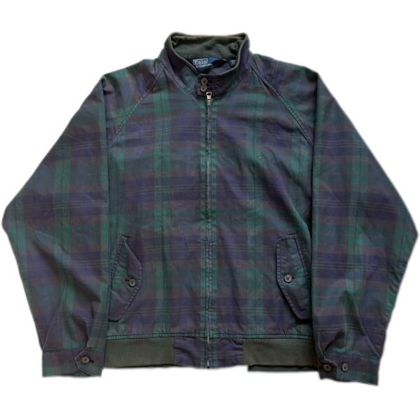 80s 90s Polo by Ralph Lauren G9 Harrington jacket tartan check 80年代 90年代 ポロバイラルフローレン ハリントンジャケット