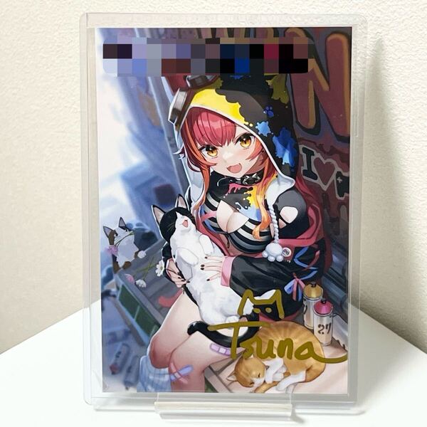 【レア】猫汰つな 誕生日記念2022 直筆サイン入りポストカード ぶいすぽ ぶいすぽっ! VGGC ホロライブ にじさんじ GIGO 泉彩 ホロクル