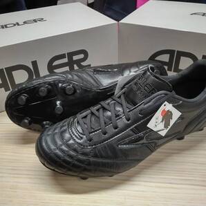 ADLER アドラー サッカーシューズ スパイク 中村J ジャルマカン NMJ-721 ブラック 26,5cm カンガルー革/人工皮革 固定式